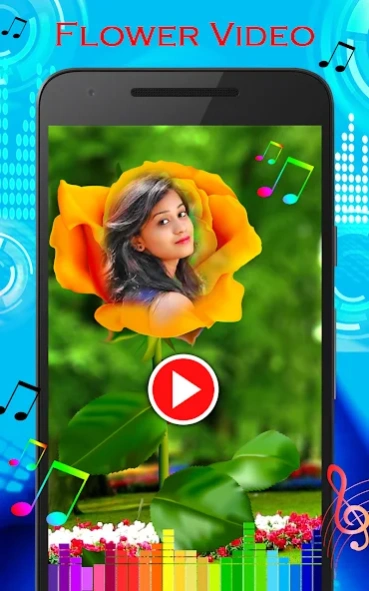 Flower Photo Video maker  Screenshot
