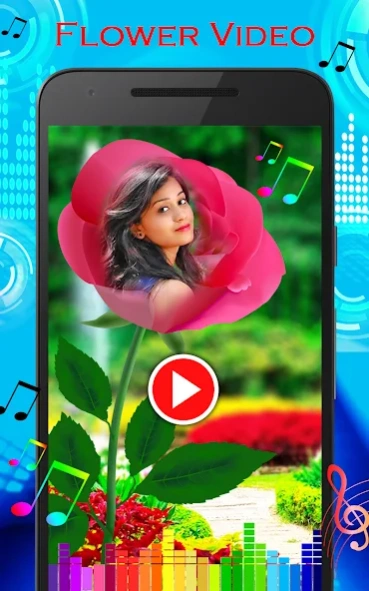 Flower Photo Video maker  Screenshot