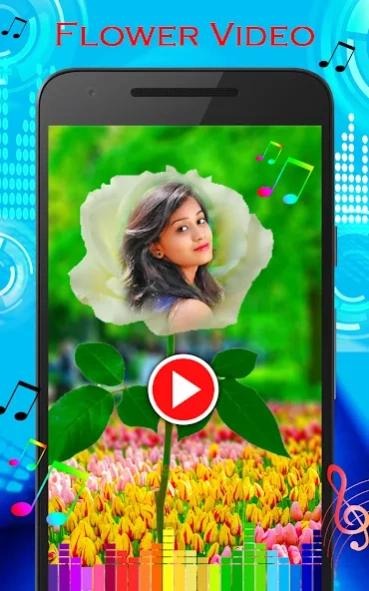 Flower Photo Video maker  Screenshot