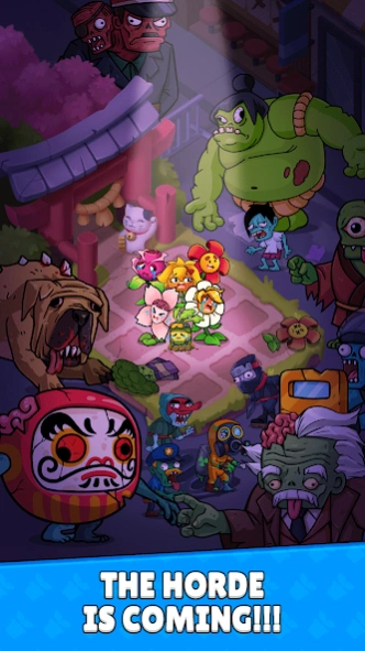 Flower vs zombie: City Defense 1.0.30 Screenshot