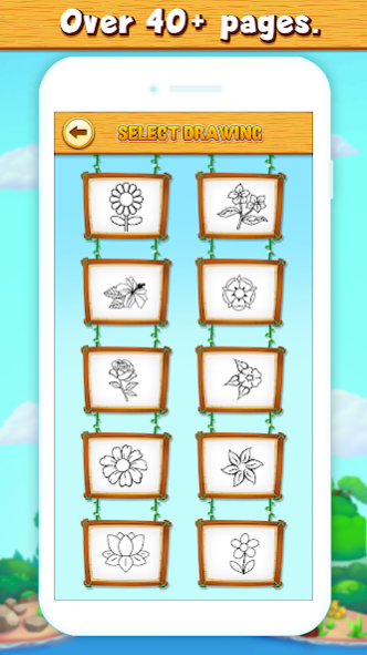 Flowers Coloring Book 2.0.4 Screenshot