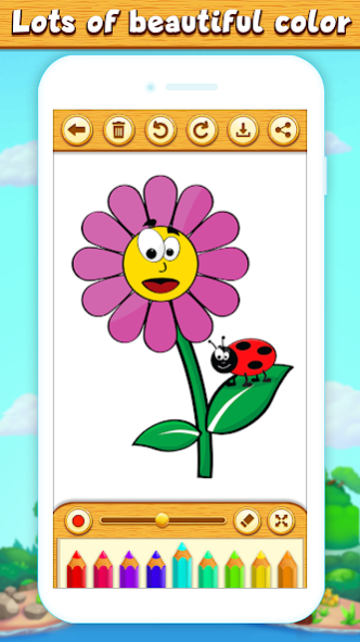 Flowers Coloring Book 2.0.4 Screenshot