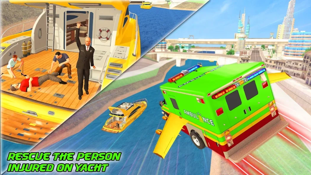 Flying Ambulance Robot Game  Screenshot