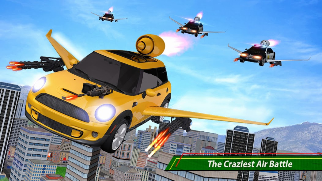 Flying Car Shooting 3D Games 1.15 Screenshot