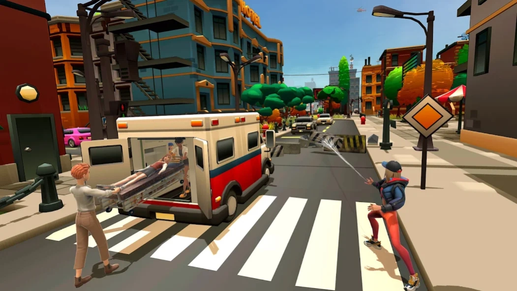 Girl Spider Rope Hero Game 2.0 Screenshot