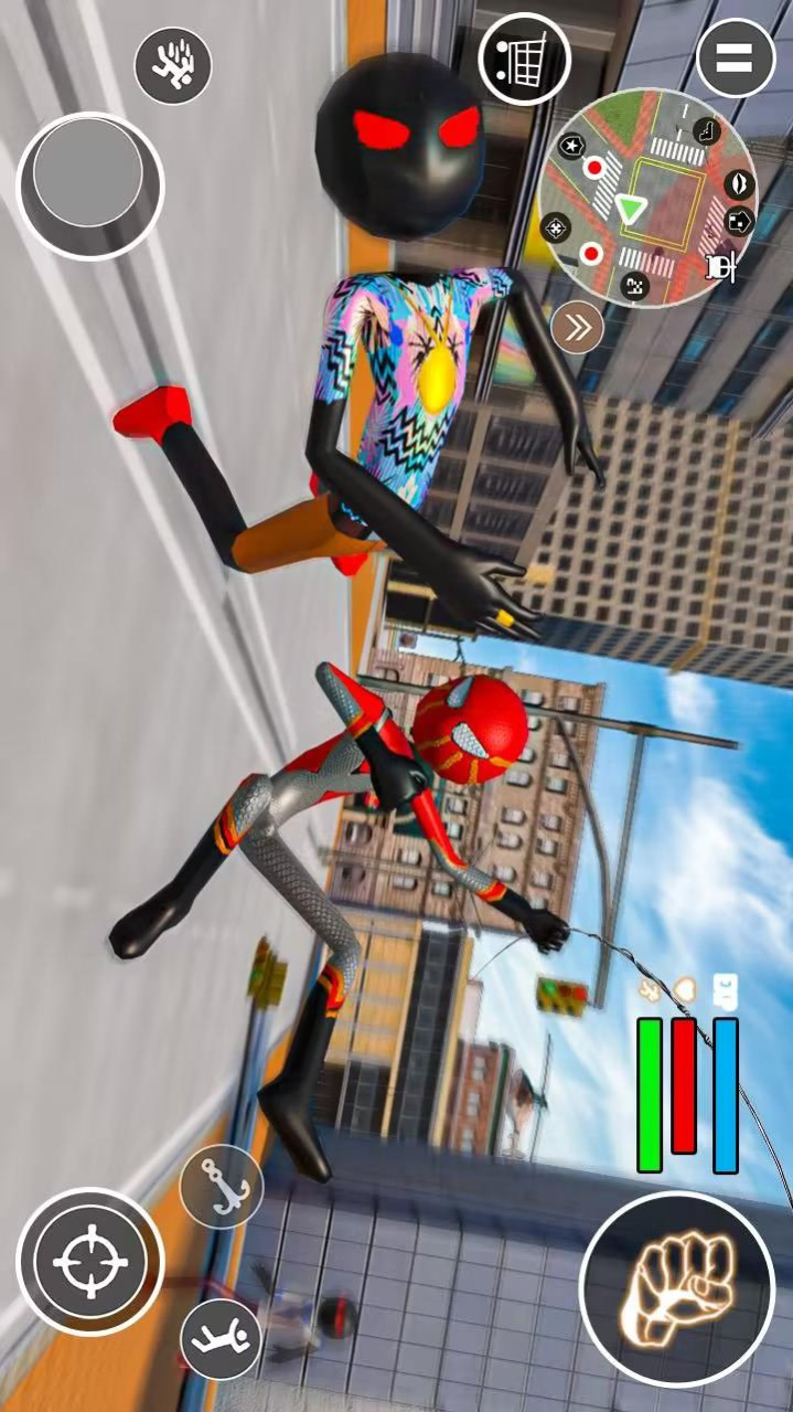 Madfut spider stickman 1.5 Screenshot