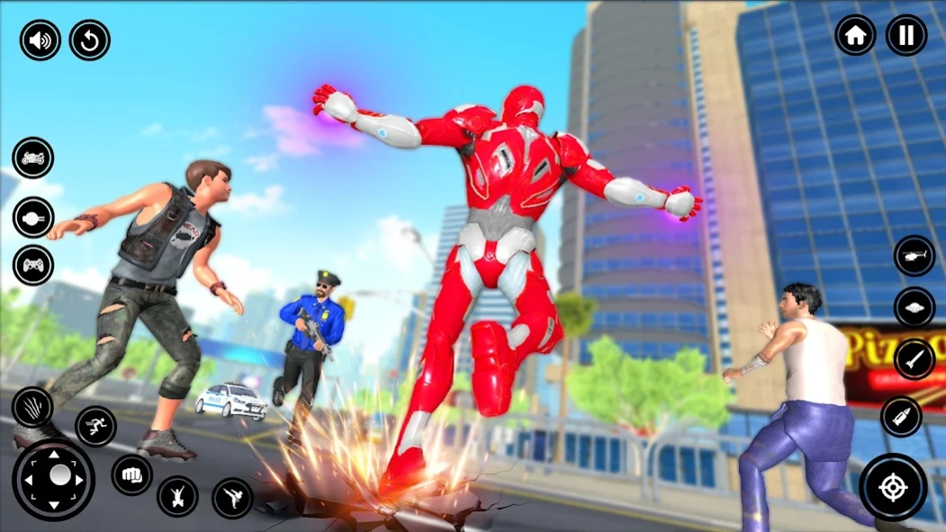 Flying iron Rope Hero Fight 1.17 Screenshot