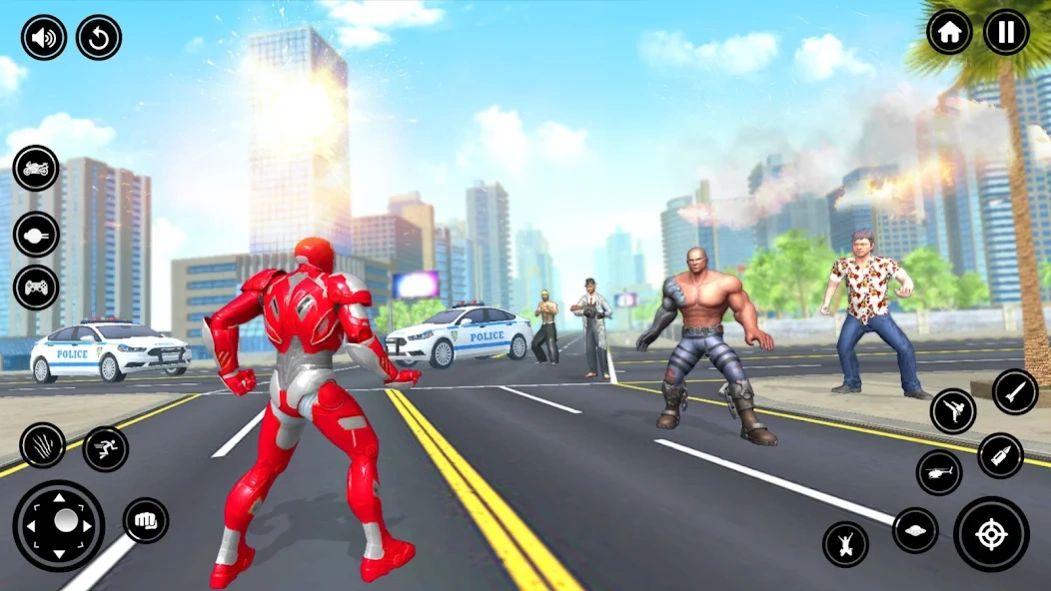 Flying iron Rope Hero Fight 1.17 Screenshot