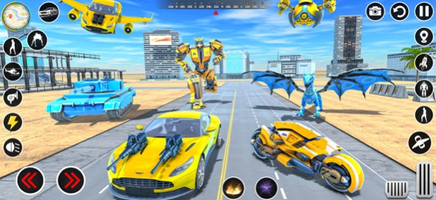 Flying Robot Transformation 1.0.36 Screenshot