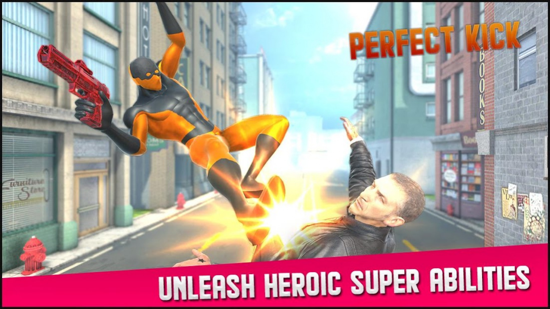 Flying Spider Hero: Superhero shooting games 2020  Screenshot