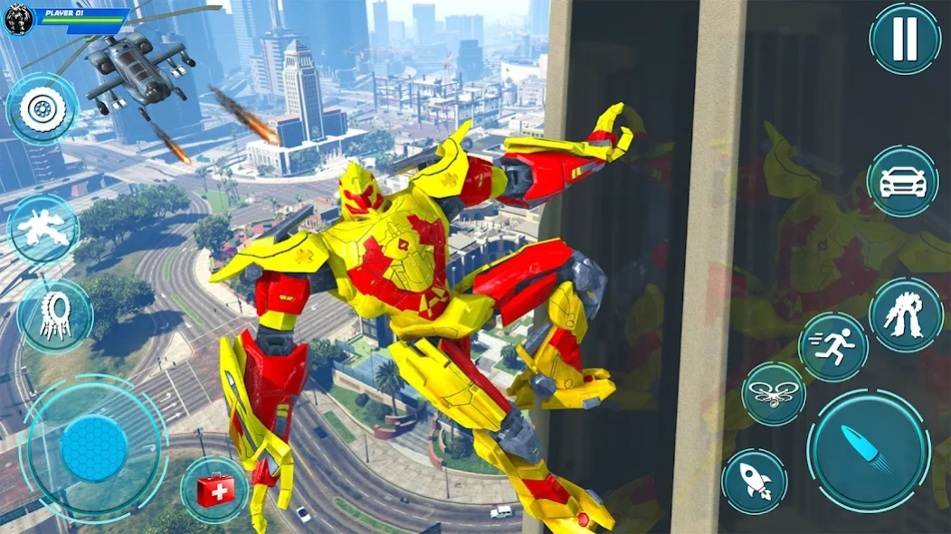 Flying Spider Robot Rope Hero 1.7 Screenshot