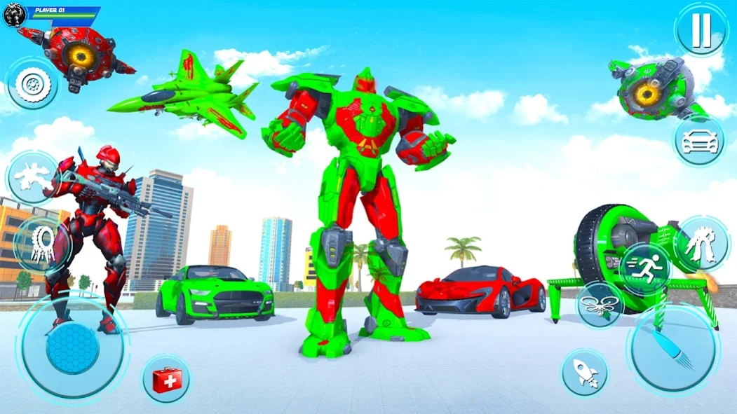 Flying Spider Robot Rope Hero 1.7 Screenshot