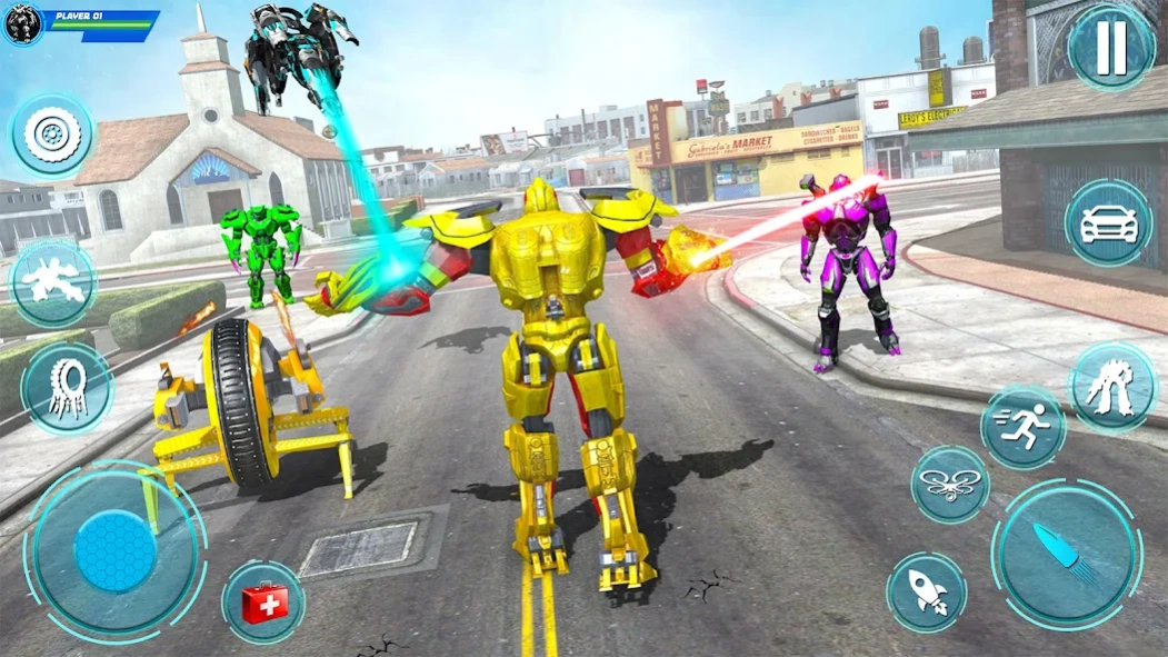 Flying Spider Robot Rope Hero 1.7 Screenshot