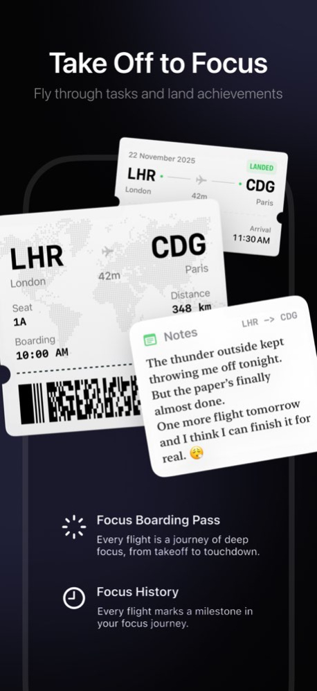 FocusFlight - Deepfocus Timer 2.0 Screenshot