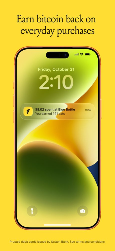 Fold: Bitcoin Personal Finance 200.46.0 Screenshot