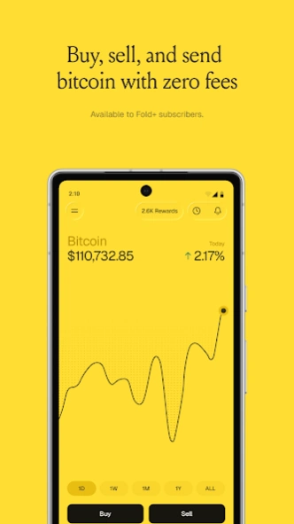Fold: Bitcoin Personal Finance 200.46.0 Screenshot