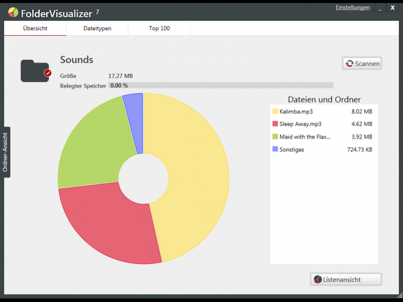 FolderVisualizer 7.1m Screenshot