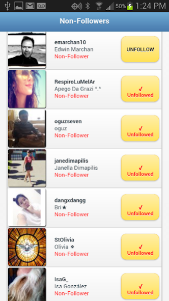 Followers+ for Twitter 1.2.0 Screenshot