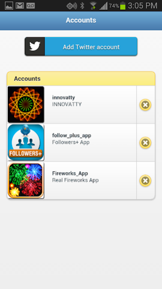 Followers+ for Twitter 1.2.0 Screenshot
