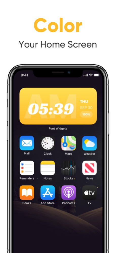 Font & Color Widgets 1.4 Screenshot