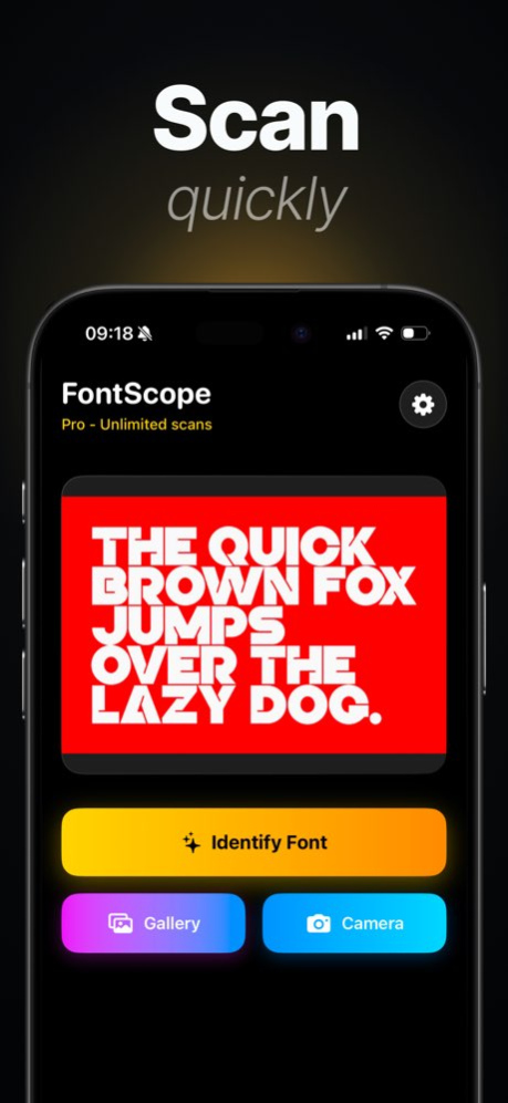 Font Identifier - AI Finder 3.1 Screenshot