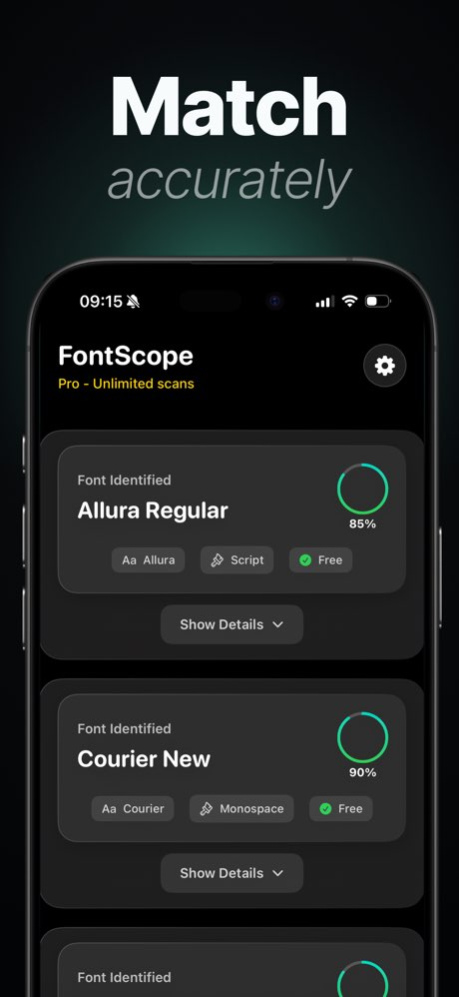 Font Identifier - AI Finder 3.1 Screenshot