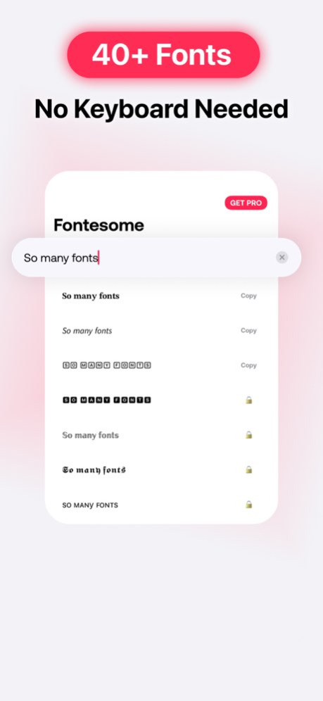 Fonts for iPhones - Cool Text 1.0.4 Screenshot