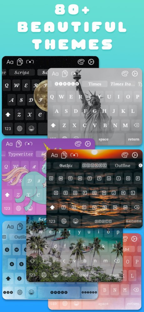 Custom Keyboard Fonts Fontsify 2.2 Screenshot