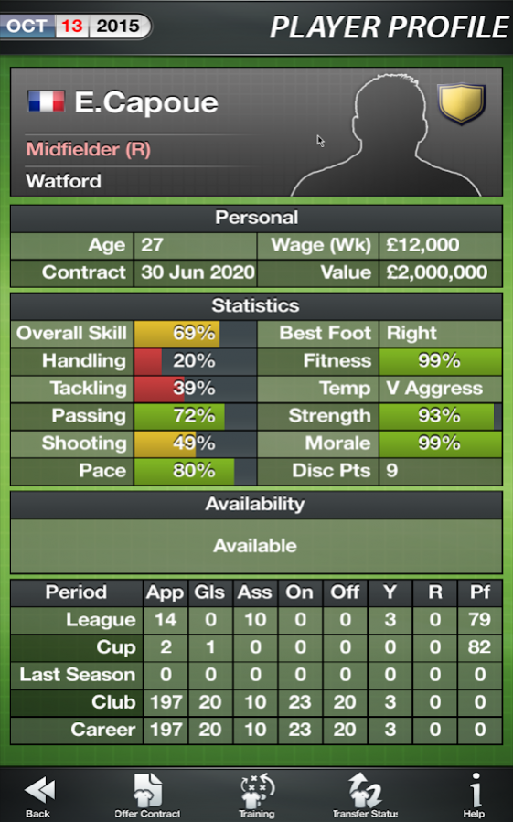 Football Director 17 - Soccer 1.69 Screenshot