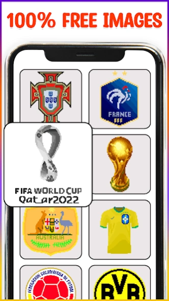 Football Logo Pixel Art 3.0 Screenshot