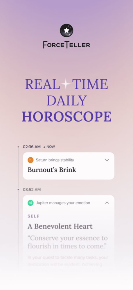 FORCETELLER: Daily Horoscope 6.23.0 Screenshot