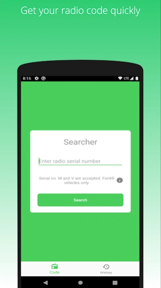 Ford(R) Radio Car FM Vehicle Cod 1.1.0 Screenshot