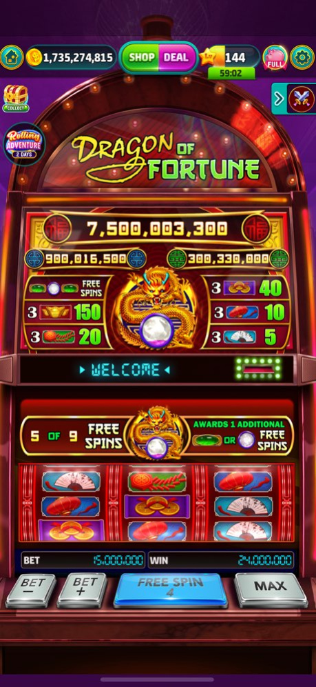 Fortune Rolling Slots - Casino 1.27 Screenshot
