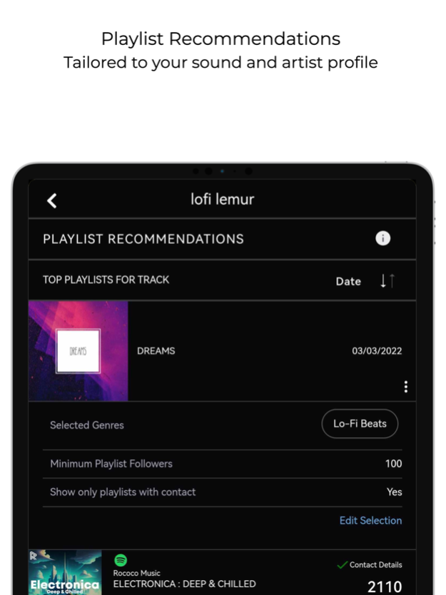 HeartBeat Music Analytics 3.4.3 Screenshot