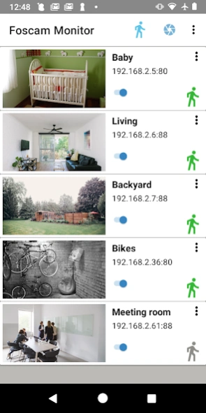 Foscam Monitor (3rd party app) 3.0.5 Screenshot