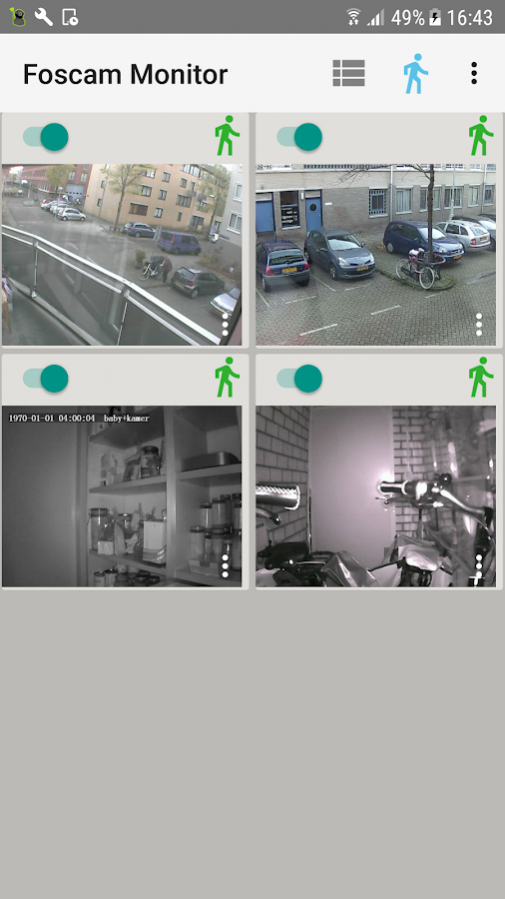 Foscam Monitor (3rd party app) 2.3 Screenshot
