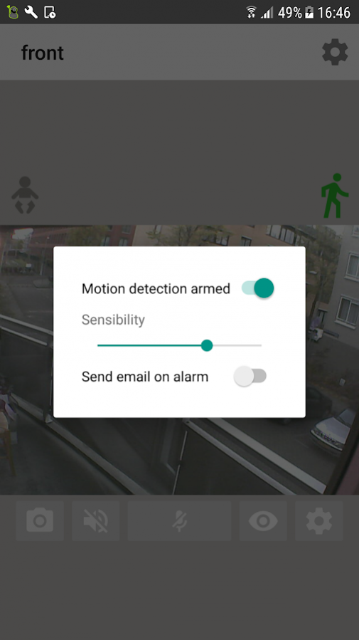 Foscam Monitor (3rd party app) 2.3 Screenshot