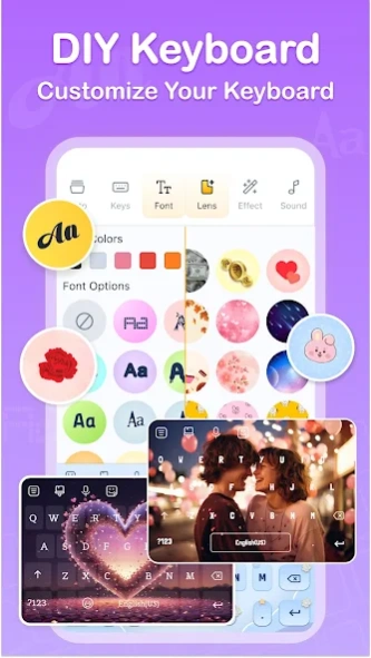 FotoAI Keyboard Themes & Fonts 2.5.5 Screenshot