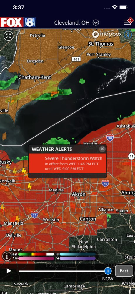FOX8 Cleveland Weather 6.2.512 Screenshot
