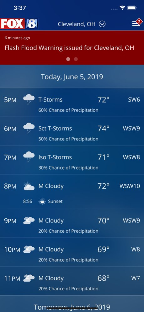 FOX8 Cleveland Weather 6.2.512 Screenshot