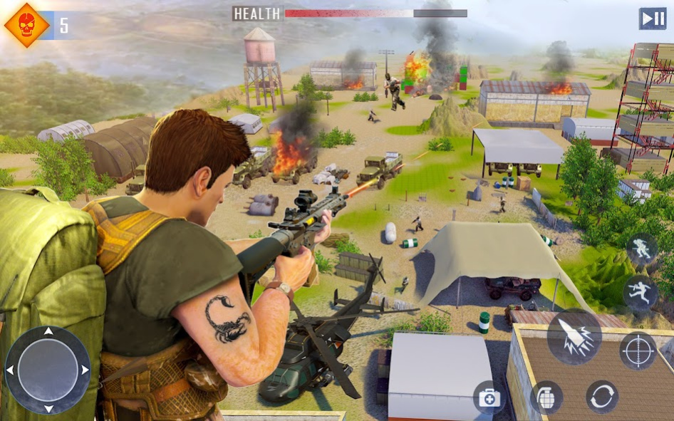 FPS Commando Gun Games Mission 2.4 Screenshot