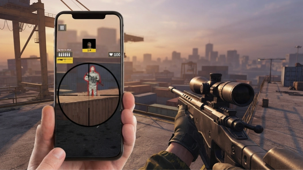 Sniper 3D War Shooting Games  Screenshot