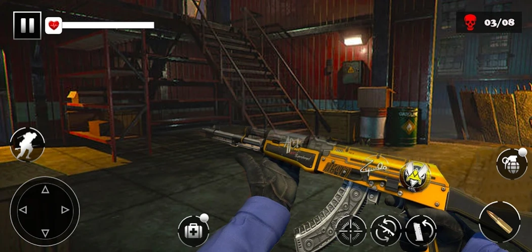 Gun Shooing Games Strike 1.8 Screenshot