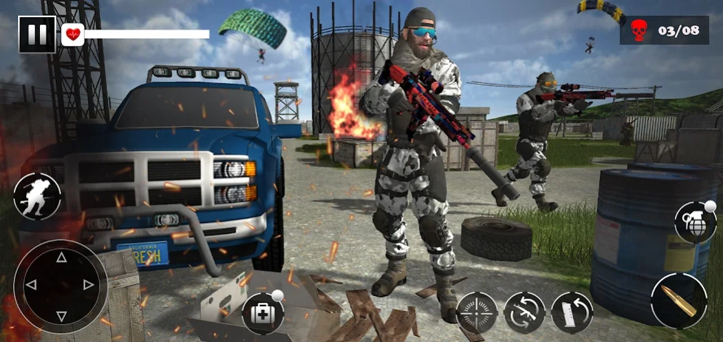 Gun Shooing Games Strike 1.8 Screenshot