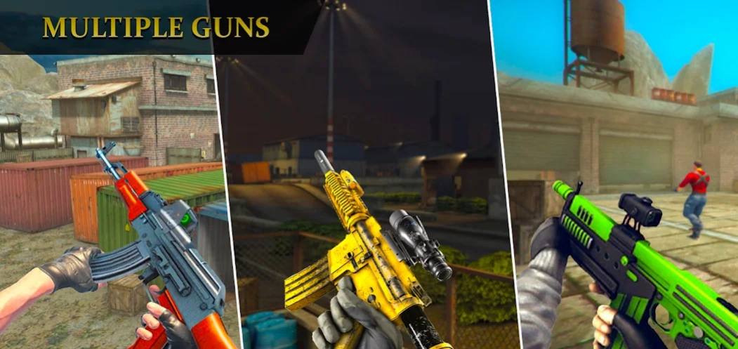 Gun Shooing Games Strike 1.8 Screenshot
