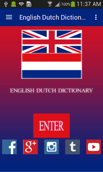 Free English Dutch Dictionary 2.0 Screenshot