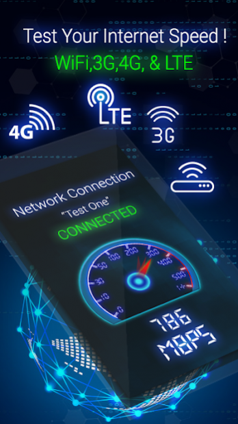 Free Internet Speed Tester: NetSpeed meter 1.0.0 Screenshot