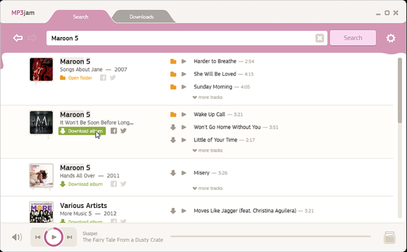 Free MP3jam 1.1.3 Screenshot