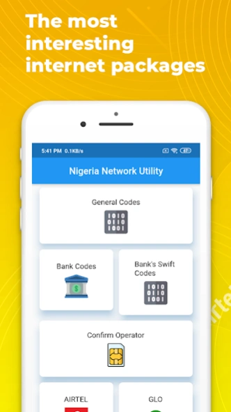 Nigerian Bank & Ussd Codes 4.4.1 Screenshot