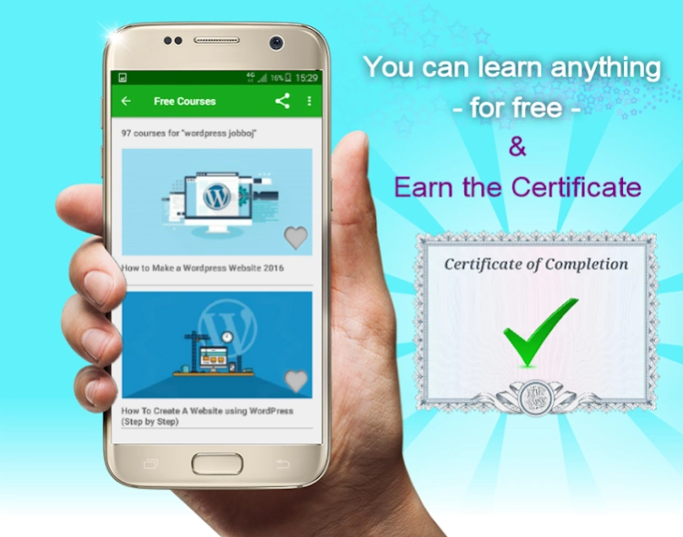 Online Courses + Certificate 16.0 Screenshot